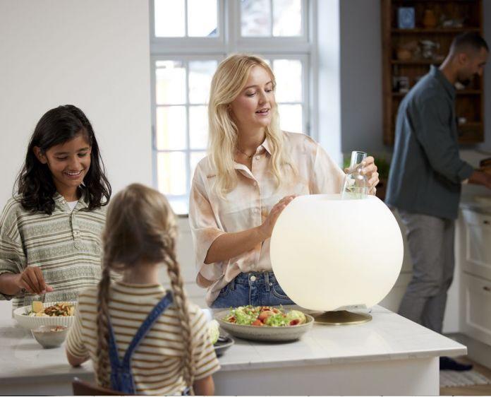 Actual product image Kooduu Sphere - Brushed silver (10 h, Rechargeable battery operated, Battery operated)