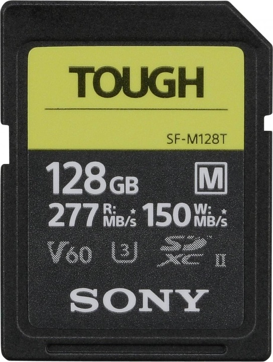 Actual product image Sony SF-M Tough (128 GB, SDXC, U3, UHS-II)