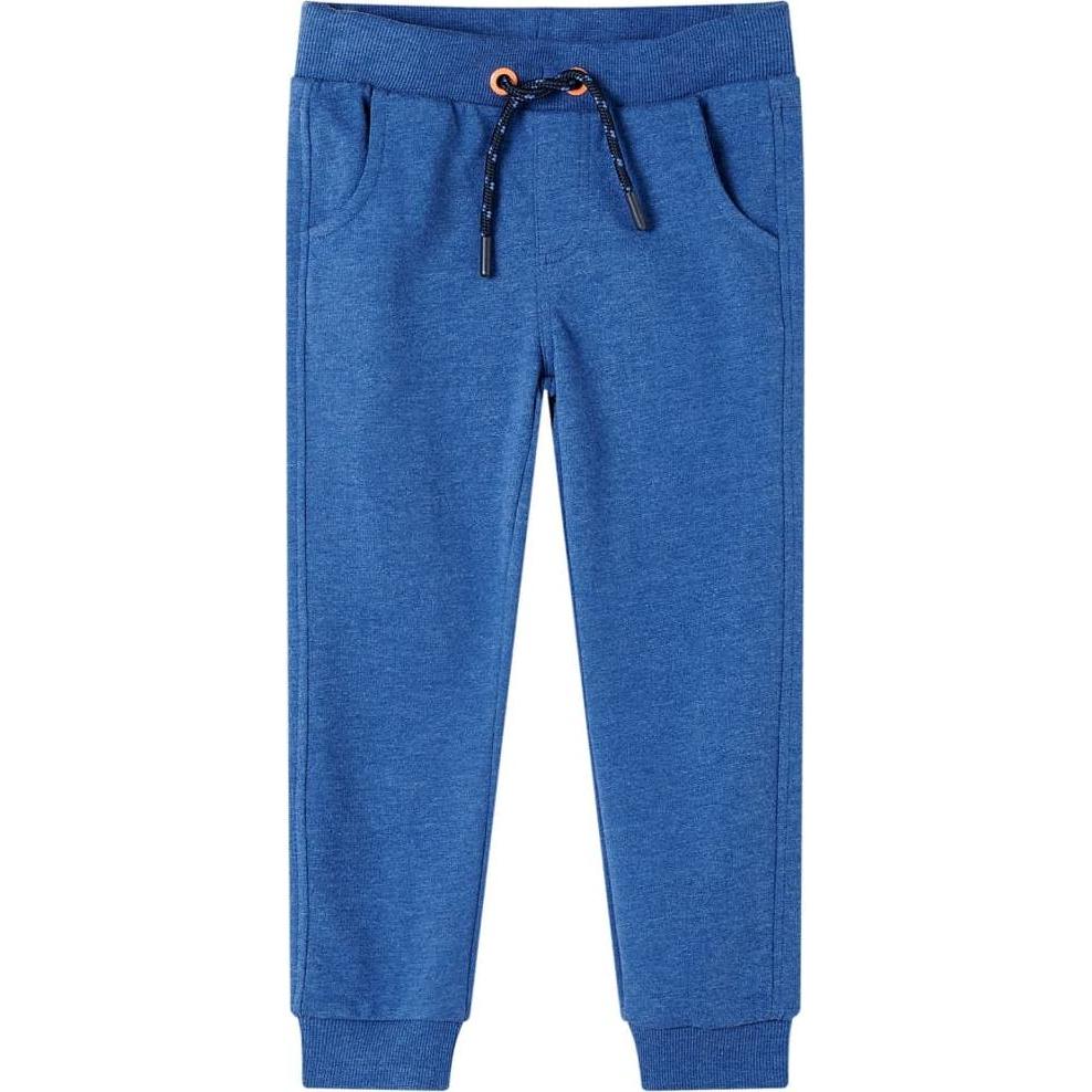 VidaXL, Unisex, Sporthose, Kinder-Trainingshose Dunkelblau 128,Material: 80 (128), Blau, 128