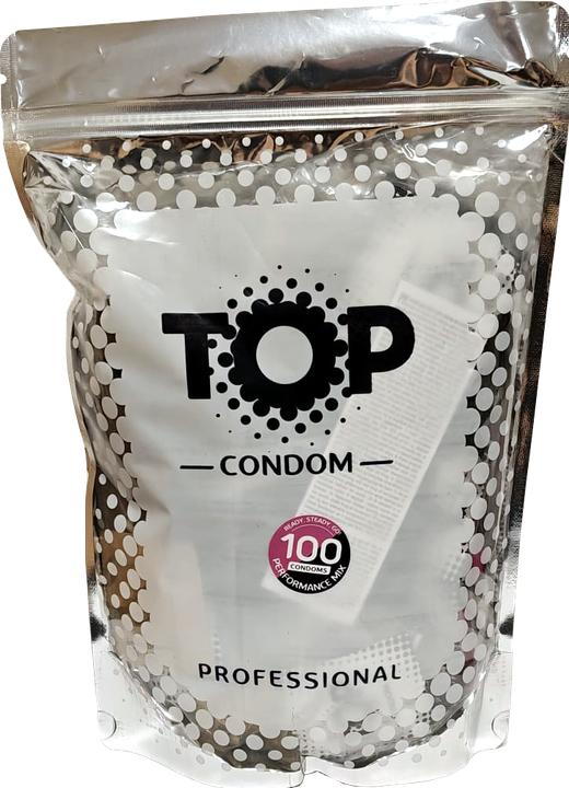 TOP Performance Mix, 100 Kondome – extra stark & gefühlsecht, 53 mm, Silikonöl-befeuchtet (100 pcs.)