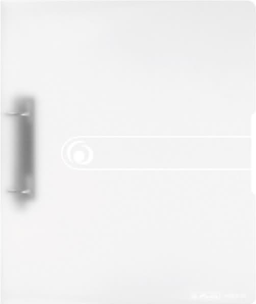 Actual product image Herlitz Ring binder easy orga to go, A4, 2-ring, white transp. D-Combi mechanism, spine width: 27 mm (A4, 27 mm, 1 pcs.)