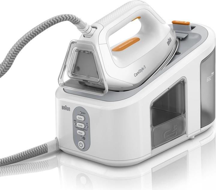 Braun CareStyle 3 IS3132WH EloxalPlus soleplate (2400 W, 400 g/min)