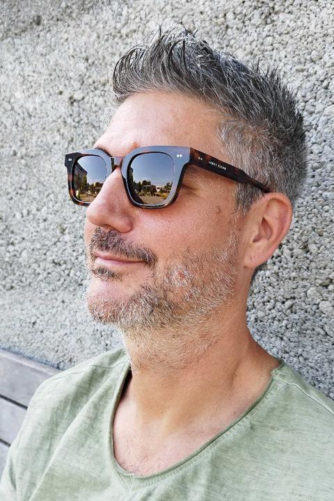 Immagine prodotto James Dixon Havana/Braun – Milton – Quadratisch – Acetat – Sonnenbrille