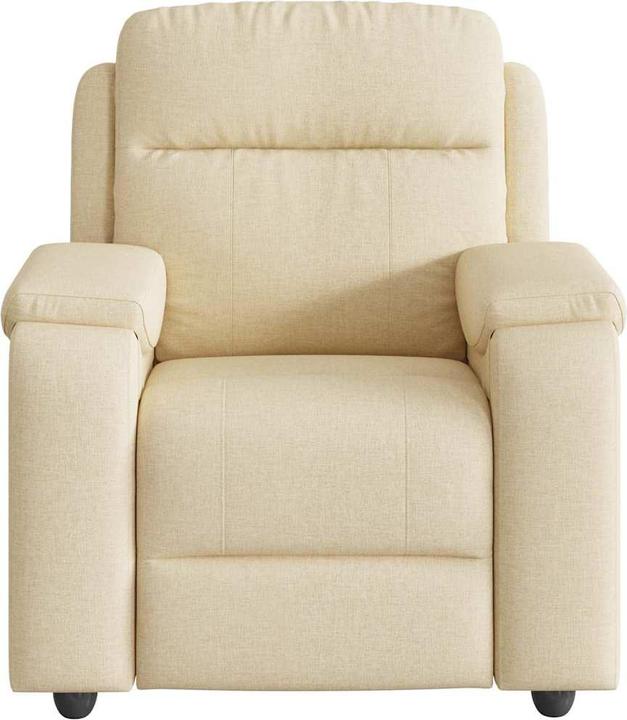Produktbild VidaXL Massagesessel Creme Stoff Massage TV-Sessel Sessel mit Massagefunktion