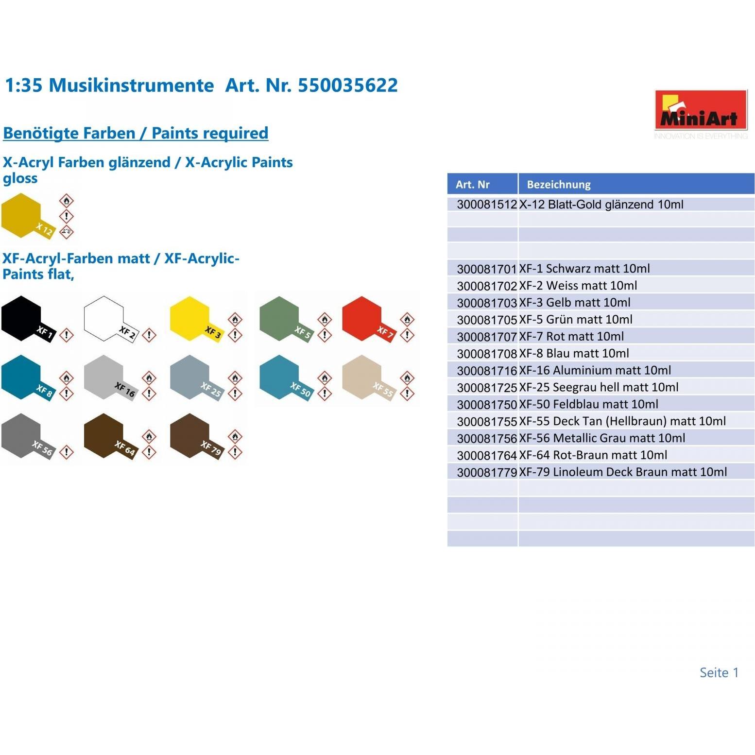 Thumbnail - Mini art Musical Instruments
