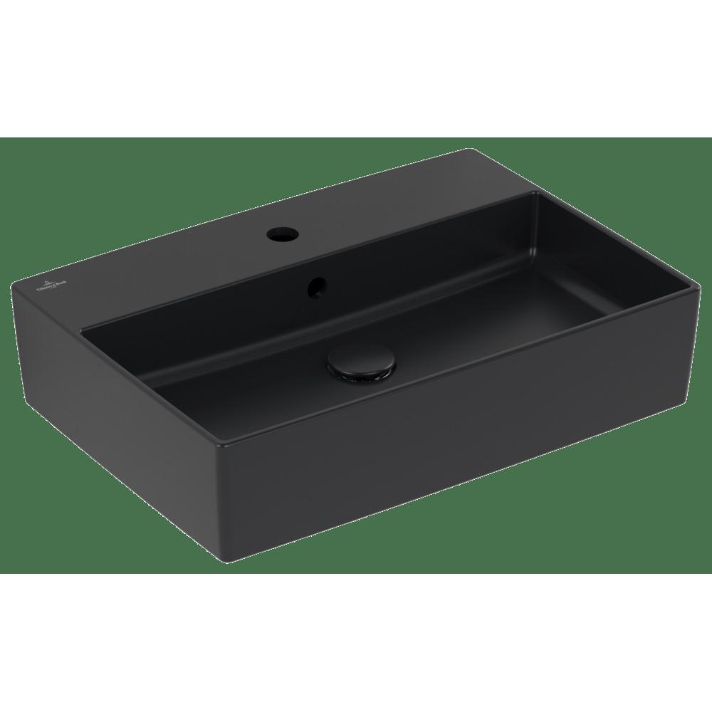 Villeroy & Boch, Lavandino, Memento 2.0 lavabo à poser, 600 x 420 mm, 1 trou pour robinet, avec trop-plein, poli, 4A0760R7 (420 mm, 600 mm)