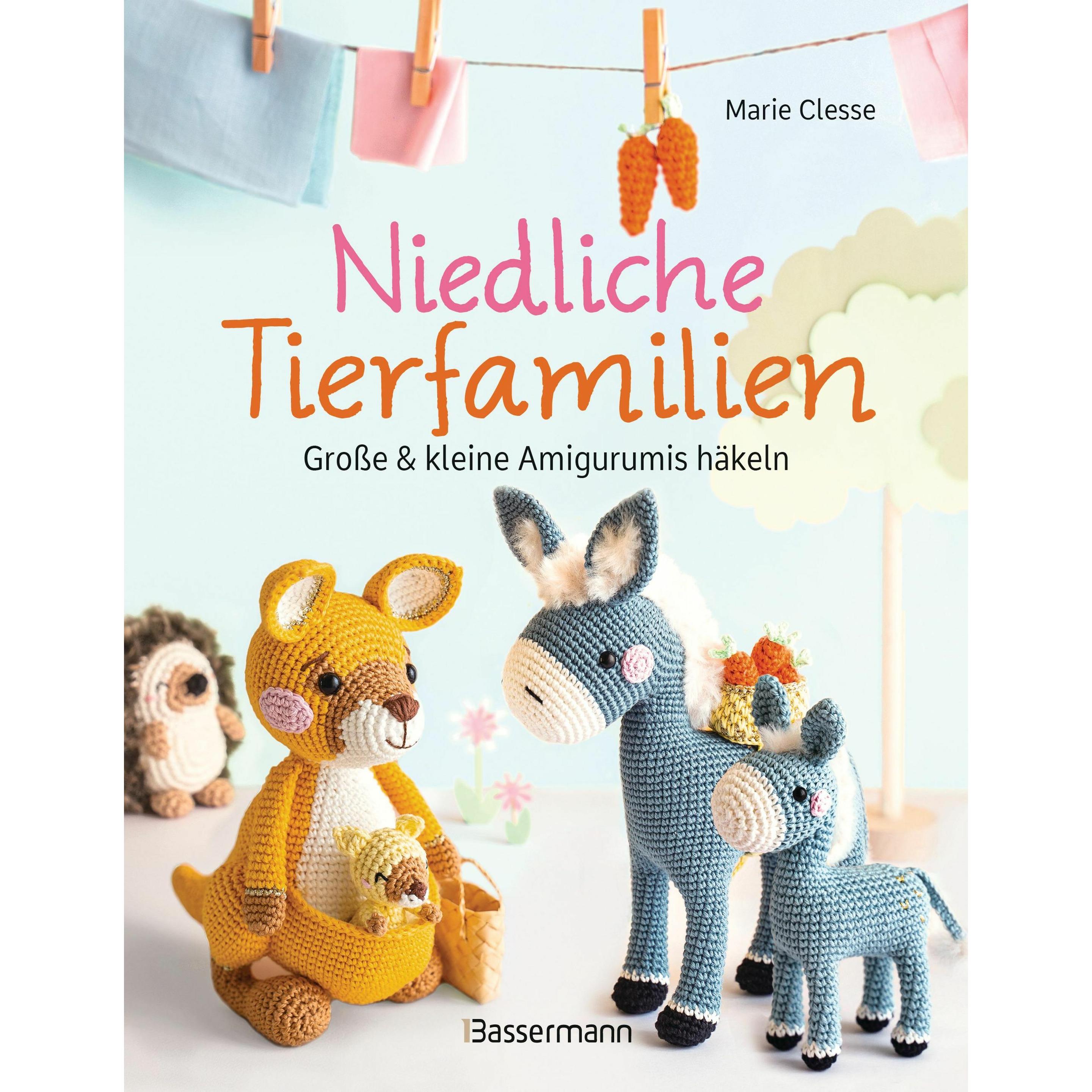 Niedliche Tierfamilien - Grosse und kleine Amigurumis häkeln, Ratgeber von Marie Clesse