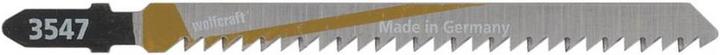 Produktbild wolfcraft 2 Stichsägeblätter HCS L=115mm T-Schaft