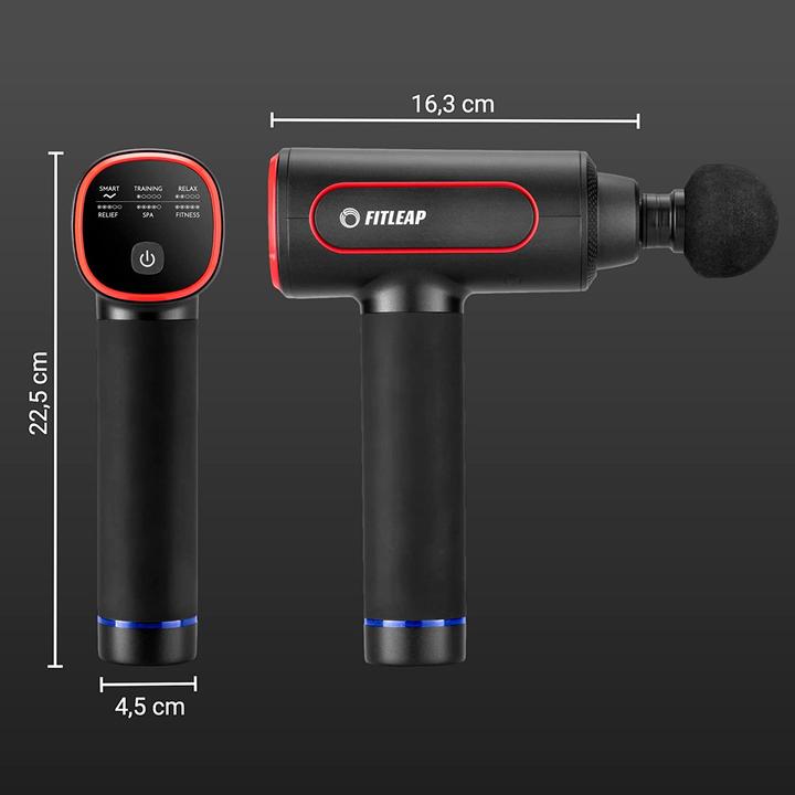 Image du produit Fitleap Massagepistole, Massage Gun Pro mit 6 Köpfen und 6 Modi, USB-C Ladeanschluss