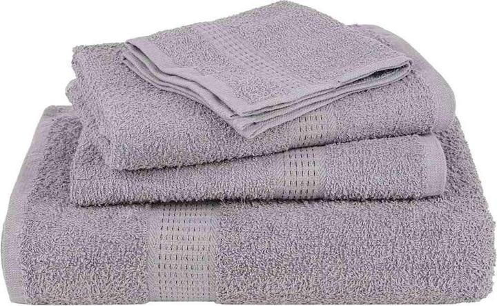 Image du produit vidaXL Serviettes 2 pcs. Gris 50x100 cm 360 g/m² 100% coton Serviette de bain (50 x 100 cm)