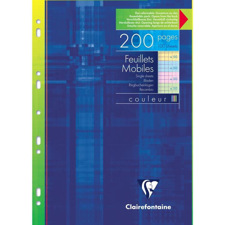 Produktbild Clairefontaine CLF Ringbucheinlagen A4 5mm