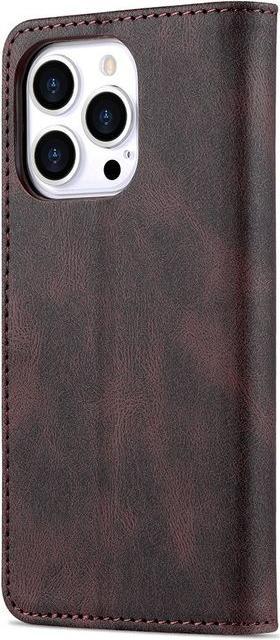Produktbild MU Classic Retro Leder Bookcover Hülle (Apple iPhone 13 Pro Max)