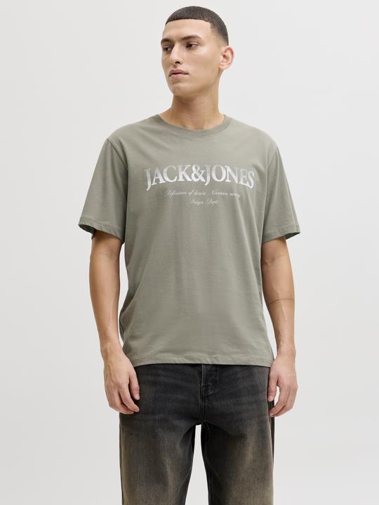 Produktbild Jack & Jones Jjdevin Daytona Print Tee Ss Crew Ln (M)