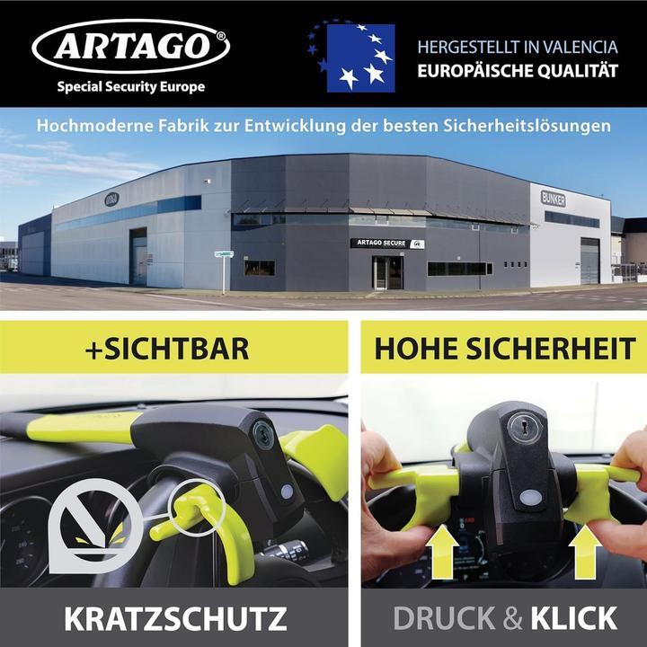 Produktbild Artago Lenkradschloss