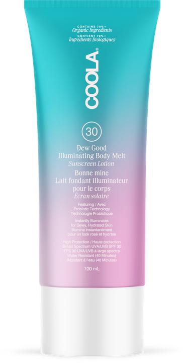 Actual product image Coola Suncare Dew Good Illuminating Body Melt SPF 40 (Sun lotion, SPF 40, 100 ml)