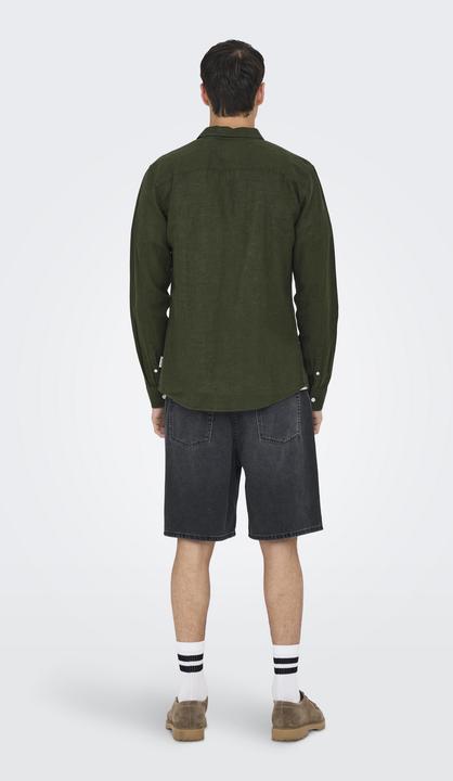Produktbild Only & Sons Onscaiden Life Ls Solid Linen Shirt Noos (XS)