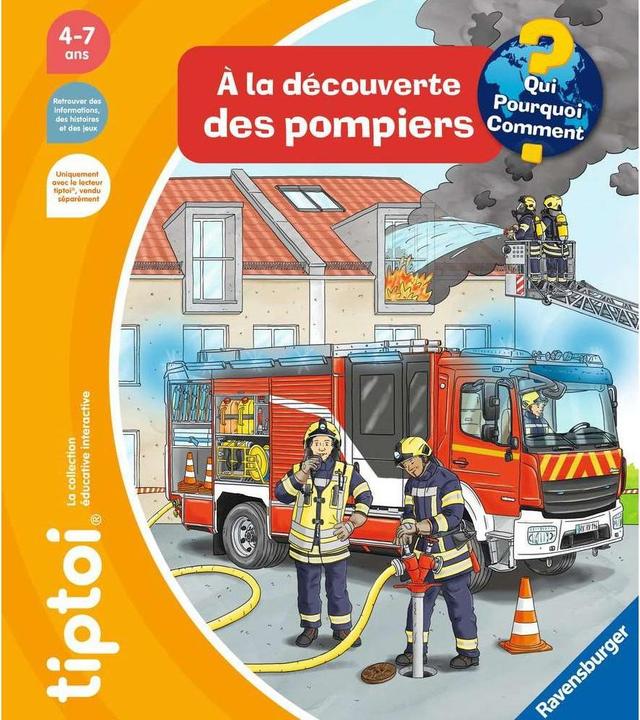 Produktbild tiptoi Livre Pompiers (Französisch, Collectif, 2023)