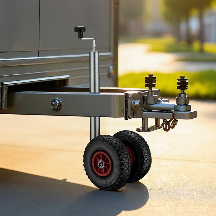Actual product image Wiltec Double support wheel