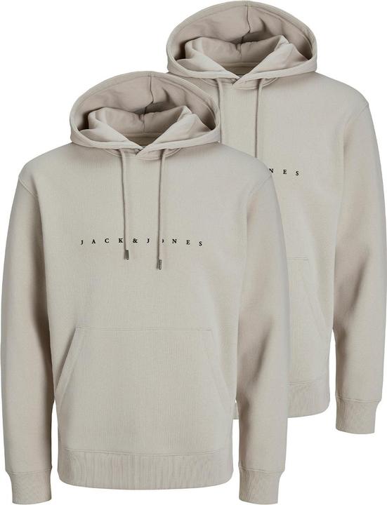 Produktbild Jack & Jones - Star - Sweatshirt / Hoodie - 2er Pack (M Beige) (M)