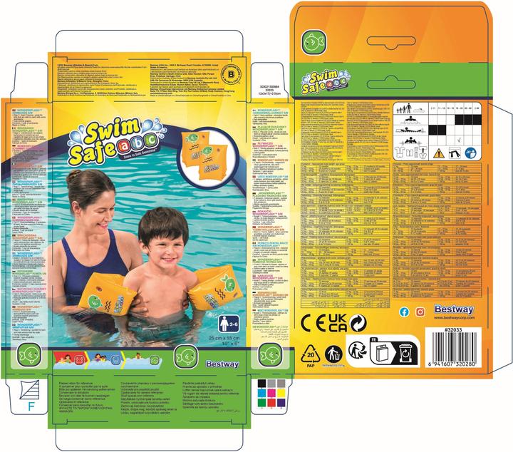 Immagine prodotto Bestway Bracciale Swim Safe 3/6 Anni