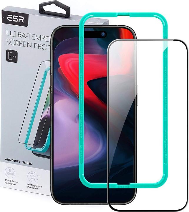 Immagine prodotto ESR Protezione dello schermo Armorite (1 Pezzo/i, Apple iPhone 15 Pro Max)