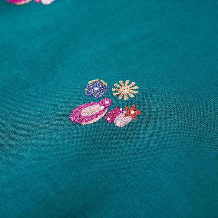 Immagine prodotto vidaXL Felpa da bambino verde scuro 104,Materiale: 95 % cotone (104)