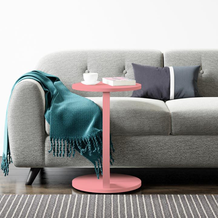 Produktbild En.Casa Beistelltisch Holeby 56 x Ø 38 cm Rosa