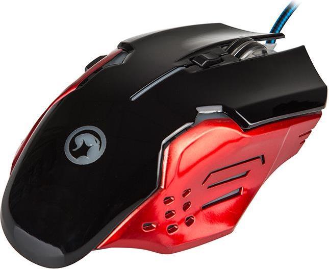 Immagine prodotto Marvo M416 - Optische Gaming-Maus 2400 DPI (schwarz/rot) (Cablato)