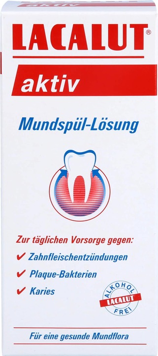 Produktbild Dr. Theiss Lacalut aktiv Mundspüllösung, 300 ml Lösung (300 ml, Mundspülung)