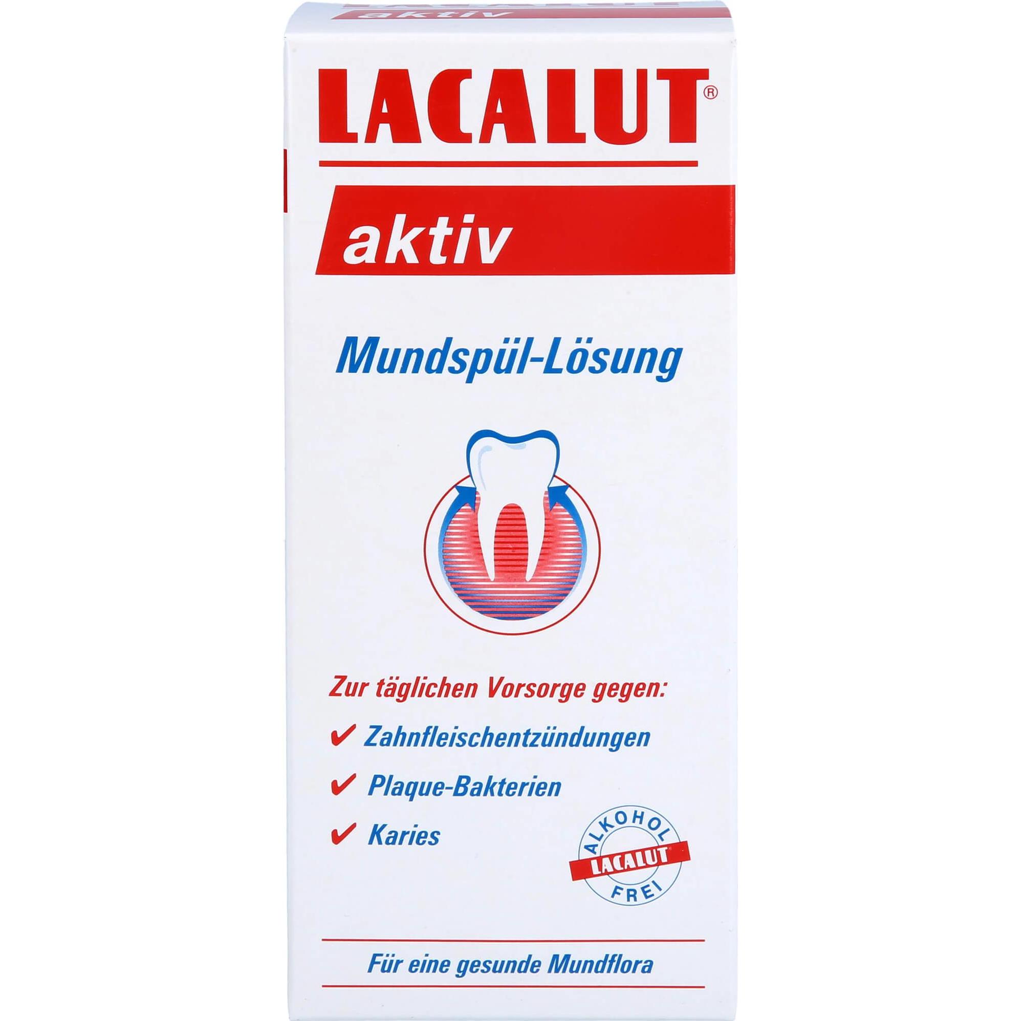 Dr. Theiss, Mundspülung, Lacalut aktiv Mundspüllösung, 300 ml Lösung (300 ml, Mundspülung)