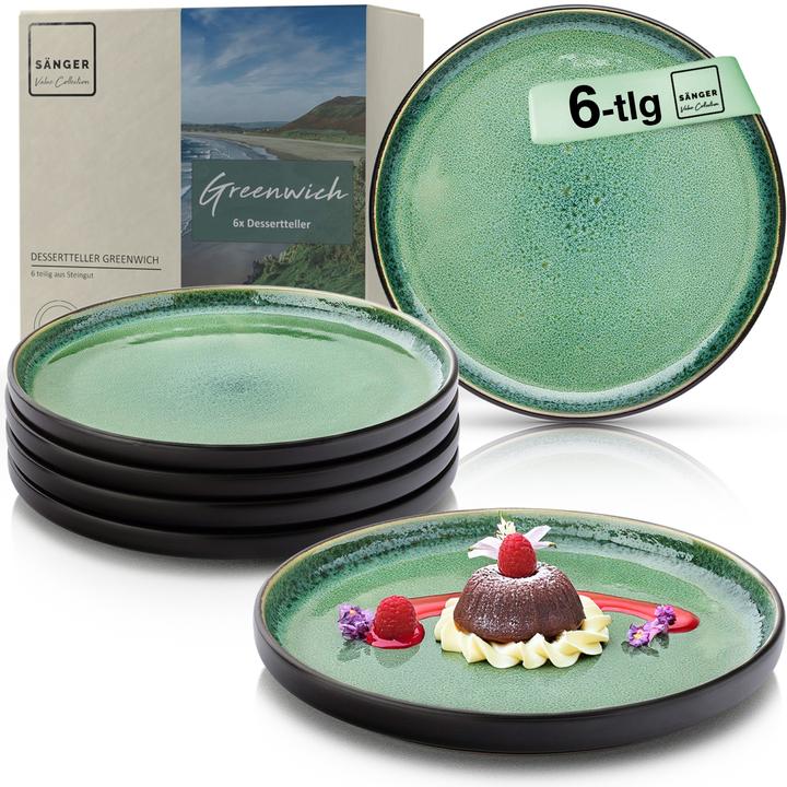 Sänger Geschirr Dessertteller Set Greenwich (6x, 20.70 cm)