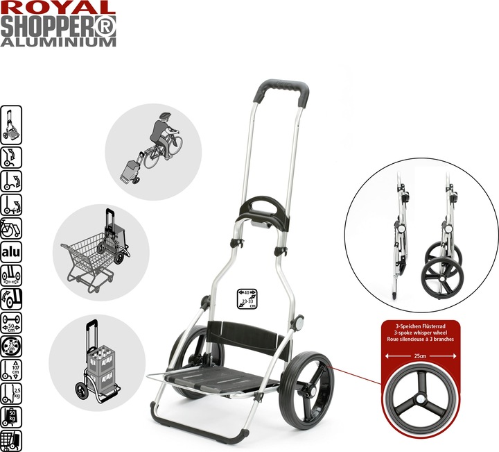 Produktbild Andersen Royal Shopper 360° Einkaufstrolley 57 cm