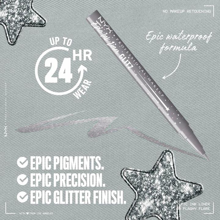 Actual product image NYX Professional Make-Up Epic Ink (flashy flare)
