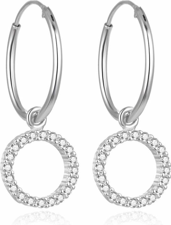 Immagine prodotto Beneto Eleganti orecchini tondi in argento AGUC2060 (Argento)