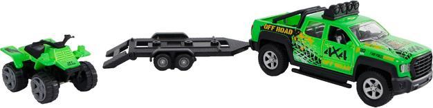 Actual product image Kids Globe Traffic Terrain Vehicle with Trailer and Quad Light and Sound