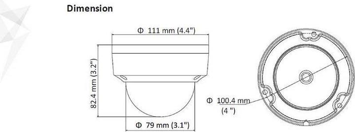 Actual product image Hikvision DS-2CD1123G0E-I (1920 x 1080 Pixels)