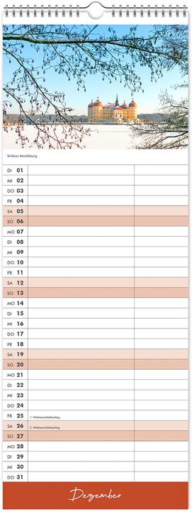 Produktbild Kchenkalender Dresden und Umgebung 2026 (15 x 40 cm)