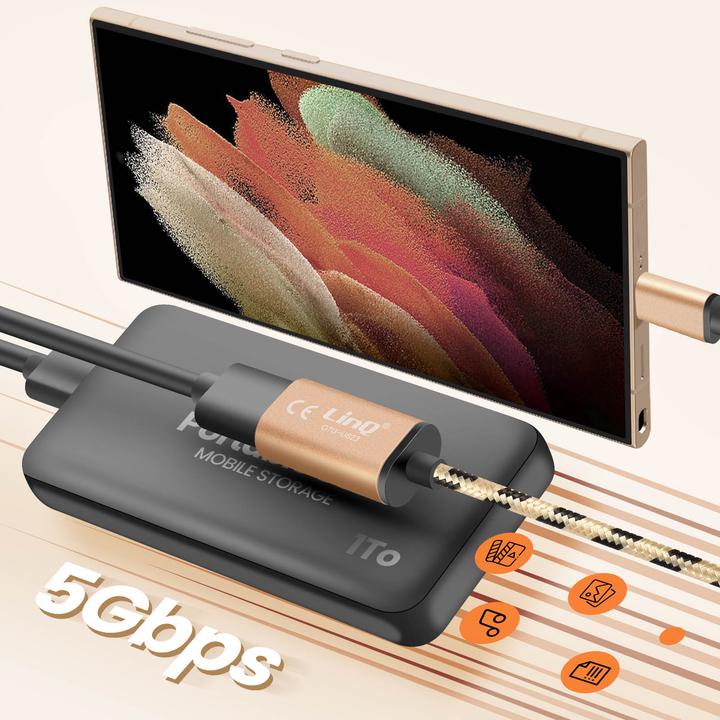 Produktbild LinQ OTG-U823 Adapterkabel (USB Typ C, USB)