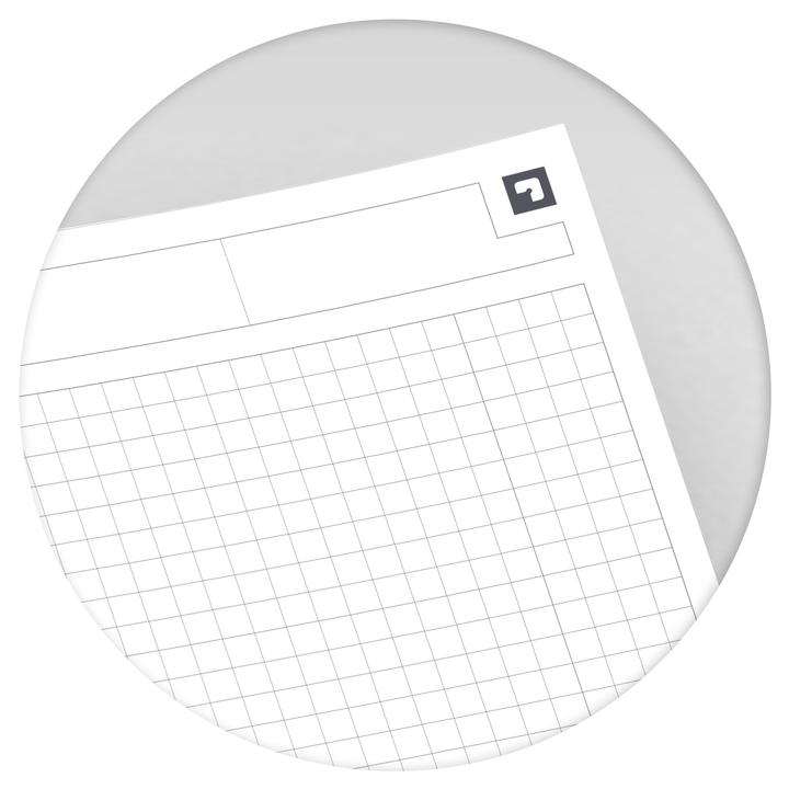 Actual product image Oxford International Notebook (B5, Checked, Soft cover)