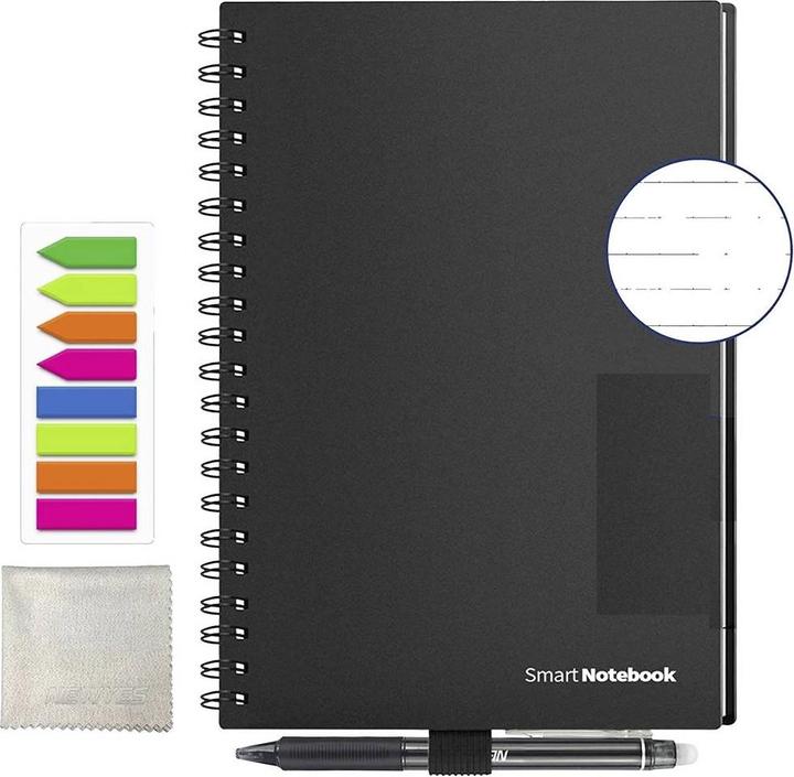Actual product image Dreiklang-be smart Triad rewritable notebook writing pad,DIN A4, lined, with iOS/Android app in the (A4, Checked)