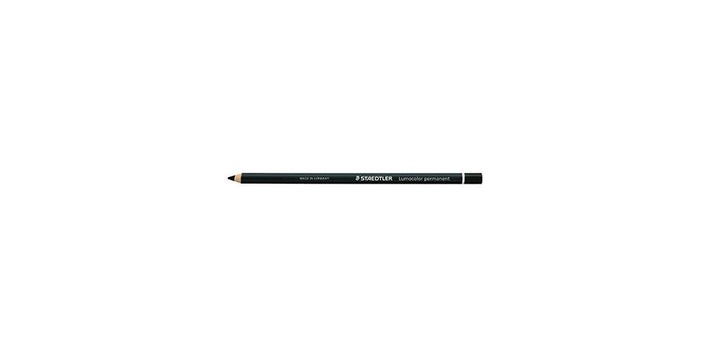 Actual product image Staedtler Lumocolor Permanent - Glasochrom - Marker (Black, 2 mm, 1 x)