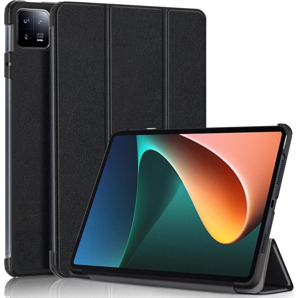 Cover-Discount Tri-fold Smart Case (Xiaomi Pad 6, Xiaomi Pad 6 Pro), Tablet Hülle, Schwarz