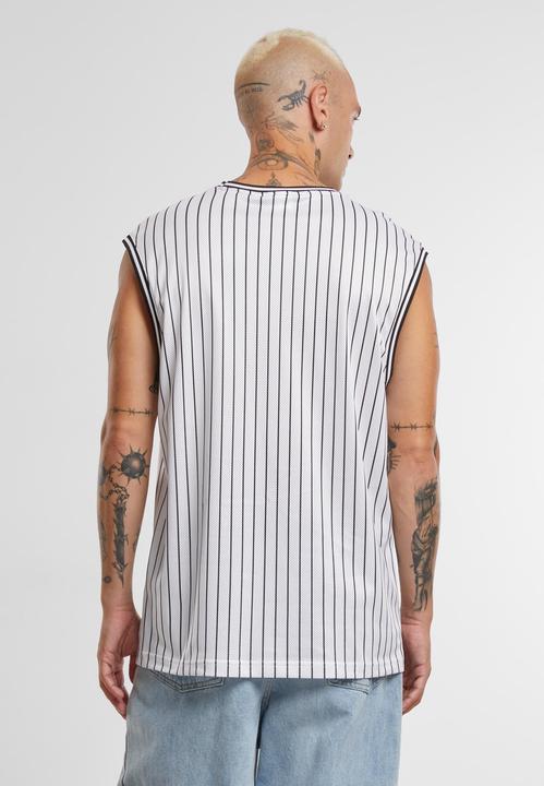 Actual product image Urban Classics Striped Mesh Tank Top - 166797 (L)