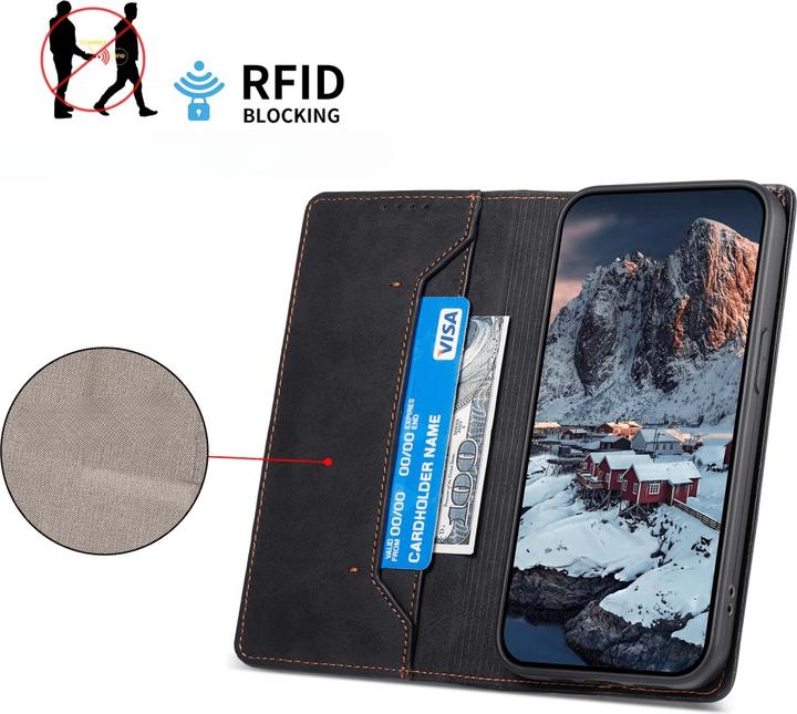 Produktbild Cover-Discount Xiaomi Redmi Note 14 5G - Flip Case mit RFID Blocker (Xiaomi Redmi Note 14 5G)