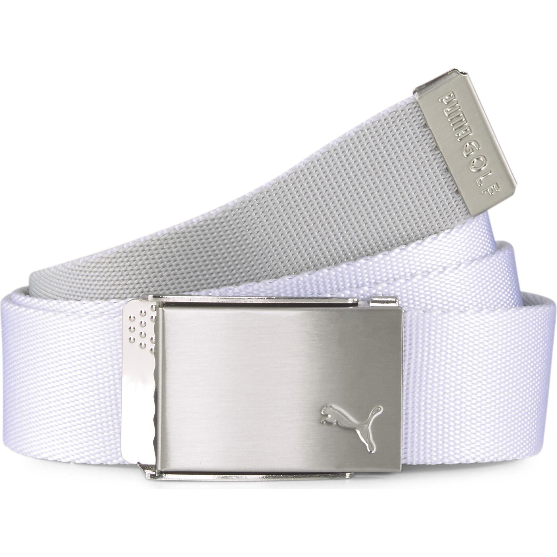 Puma, Herren, Gürtel, Reversible Web Belt-054044, Weiss, (One Size)