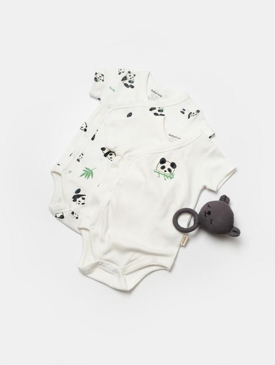 Produktbild BabyCosy Zweireihiger Body, 2 Pack (68)