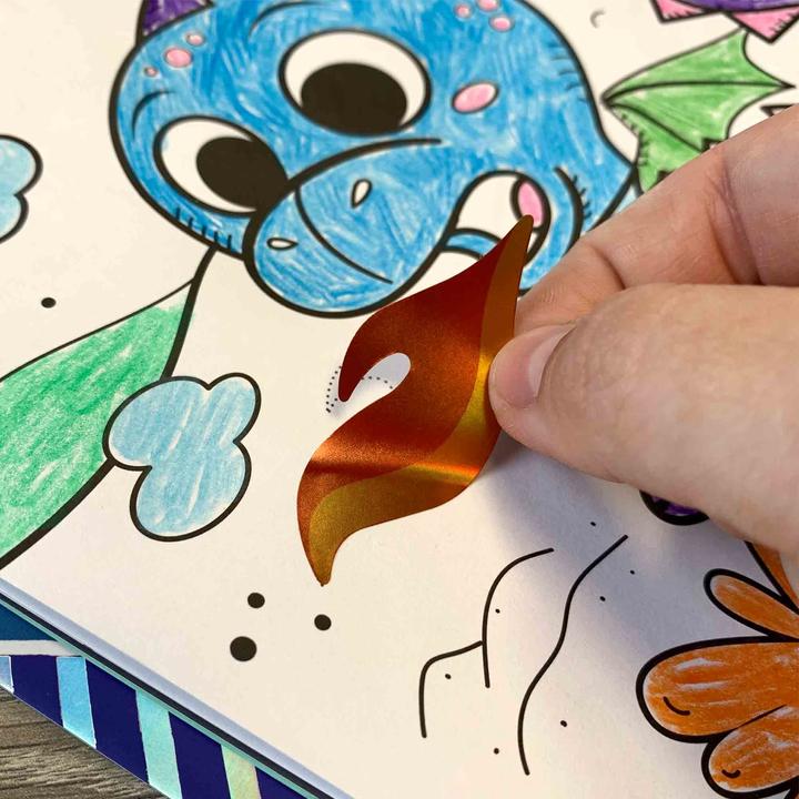 Actual product image Ses Special coloring book Metallic