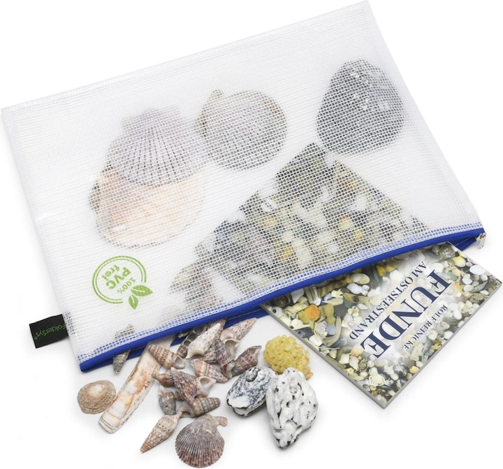 Actual product image Foldersys Zip bag A4 transparent/blue 0.20 mm (A4)