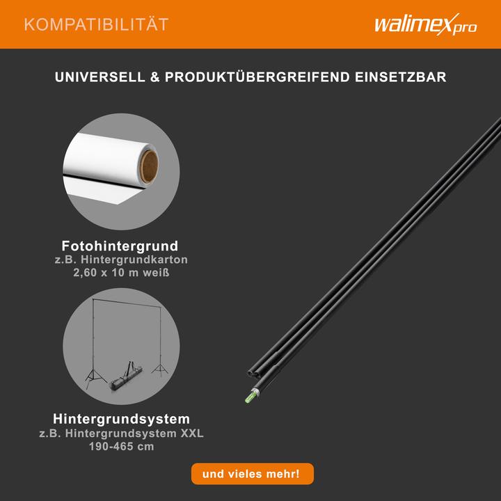 Image du produit Walimex Barre de lestage pour arrière-plans 280cm