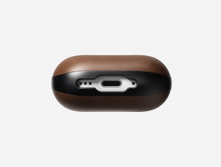 Produktbild Nomad Modern Leather Case Airpods 4 Brown (Kopfhörer Hülle)